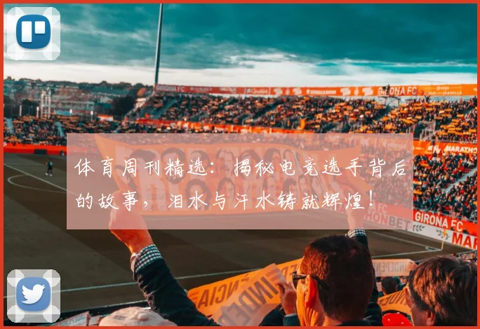 体育周刊精选:揭秘电竞选手背后的故事,泪水与汗水铸就辉煌!